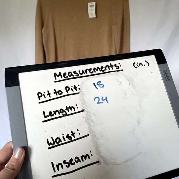 NWT Chico's sandy tan knit crewneck sweater women's size O rayon zip back top - Picture 7 of 8